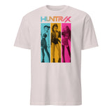 Huntrix Girls Shirt in ice grey featuring Rumi, Mira, and Zoey K-pop Demon Hunters design