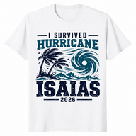 I Survived Hurricane Isaias shirt, 2026 storm survivor graphic tee