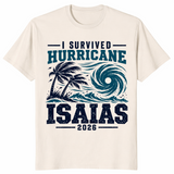 Hurricane Isaias 2026 survivor tee, soft unisex graphic shirt