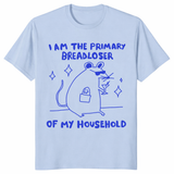 I Am The Primary Breadloser Of My Household Funny Rat T-Shirt | Cuccico