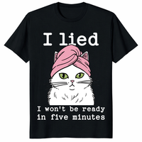 I Lied I Won’t Be Ready In Five Minutes trending design shirt