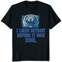 Black I Liked Detroit Before It Was Cool Tee by Cuccico