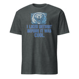 Dark Heather I Liked Detroit Before It Was Cool Tee by Cuccico
