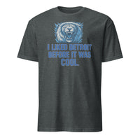 Dark Heather I Liked Detroit Before It Was Cool Tee by Cuccico