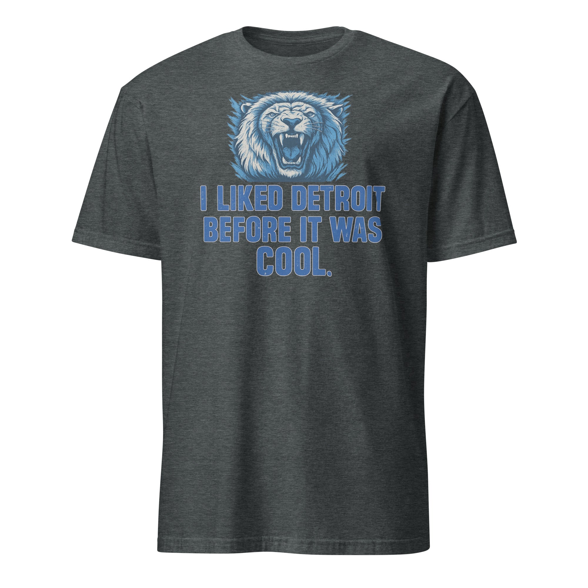 Dark Heather I Liked Detroit Before It Was Cool Tee by Cuccico