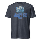 Heather Navy I Liked Detroit Before It Was Cool Tee by Cuccico