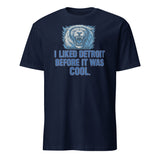 Navy I Liked Detroit Before It Was Cool Tee by Cuccico