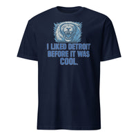 Navy I Liked Detroit Before It Was Cool Tee by Cuccico