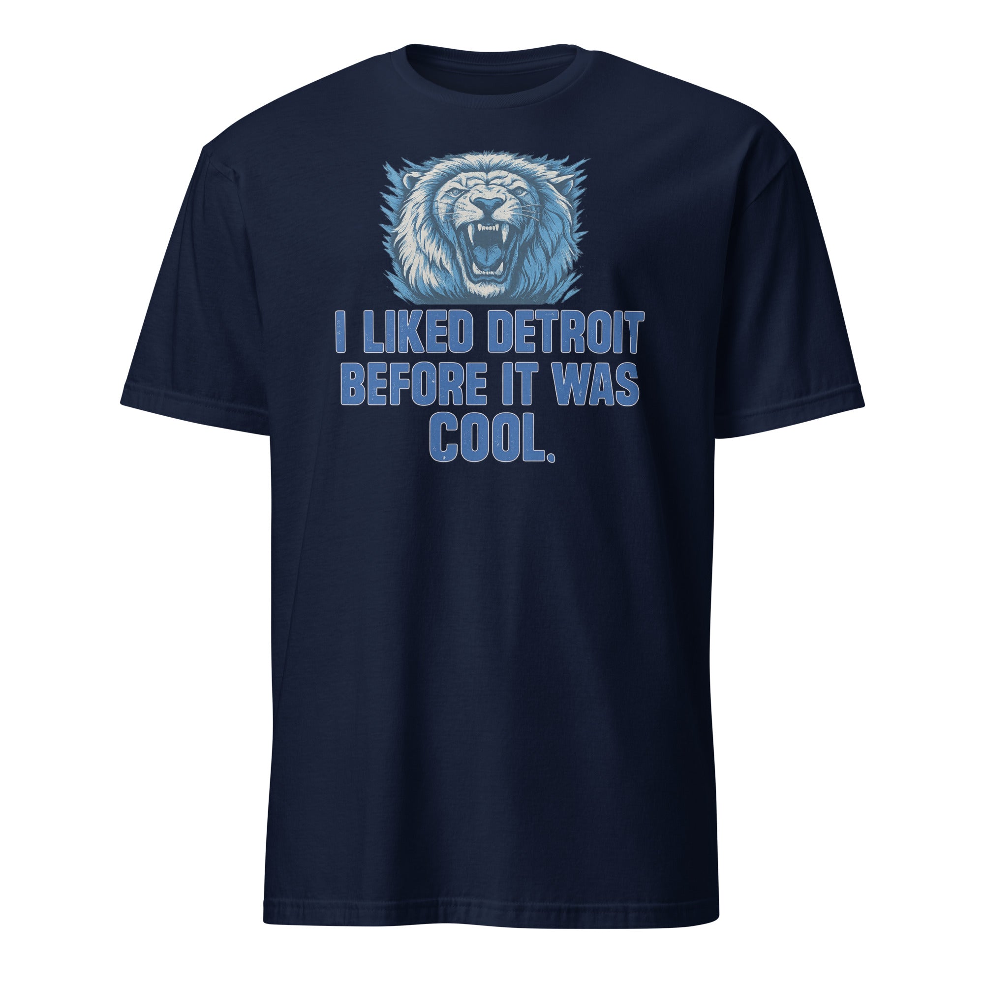 Navy I Liked Detroit Before It Was Cool Tee by Cuccico