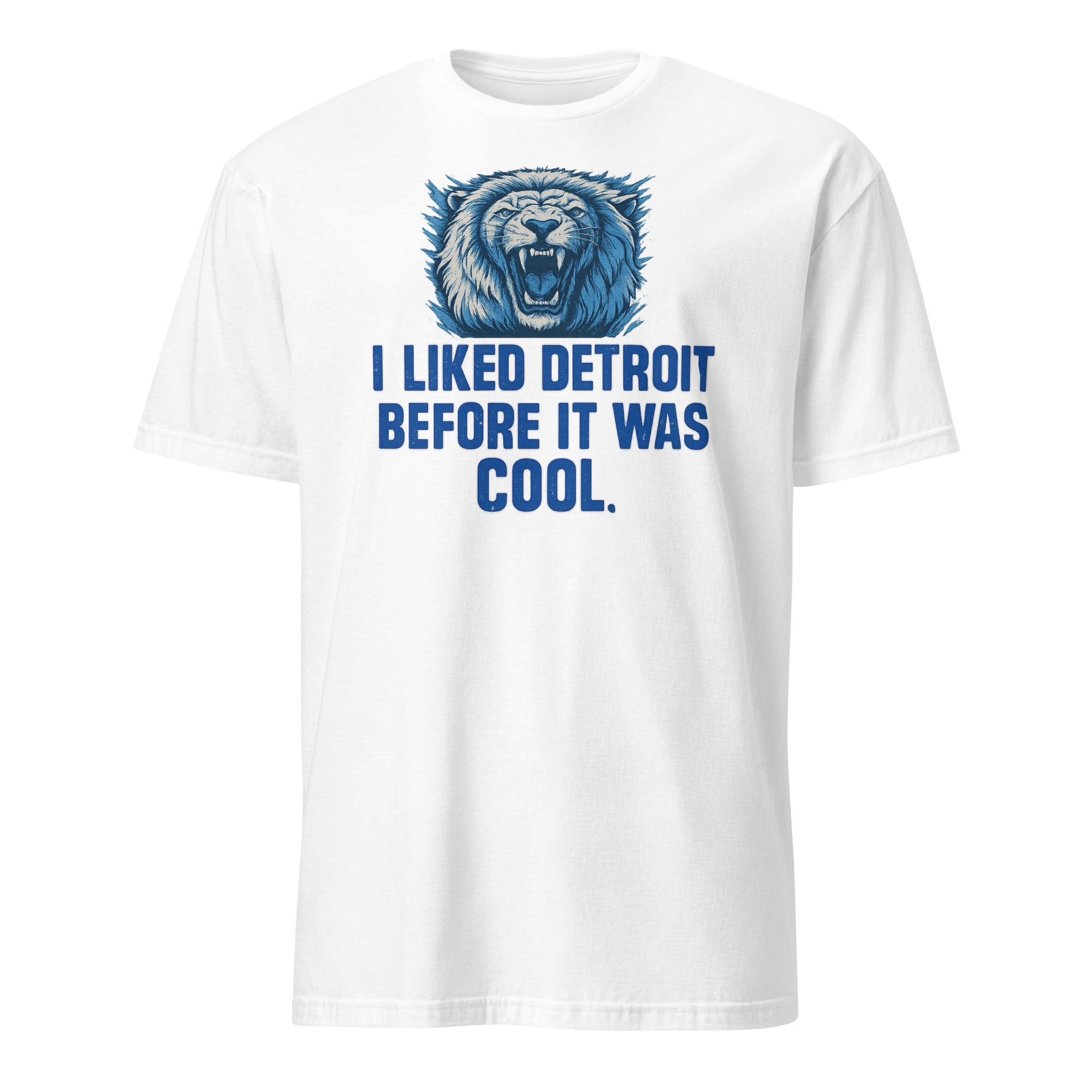White I Liked Detroit Before It Was Cool Tee by Cuccico