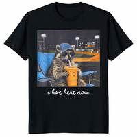 I Live Here Now Raccoon Shirt trending design shirt