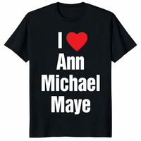 I Love Ann Michael Maye Shirt featuring fan design