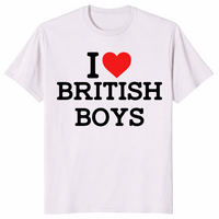 I love British boys shirt ice grey