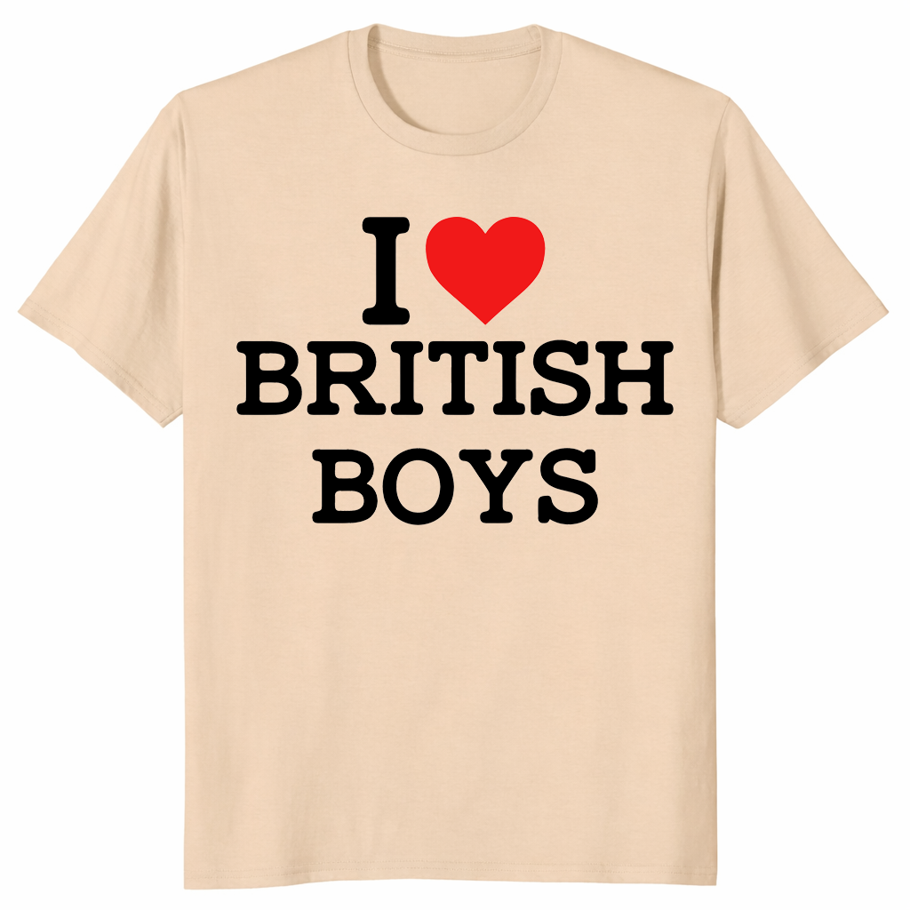 I love British boys shirt sand