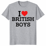 I love British boys shirt sport grey