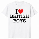 I love British boys shirt white