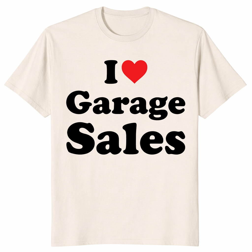 I Love Garage Sales T-Shirt | Cuccico