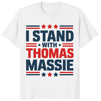 I Stand With Thomas Massie Shirt – Political Libertarian T-Shirt | Cuccico
