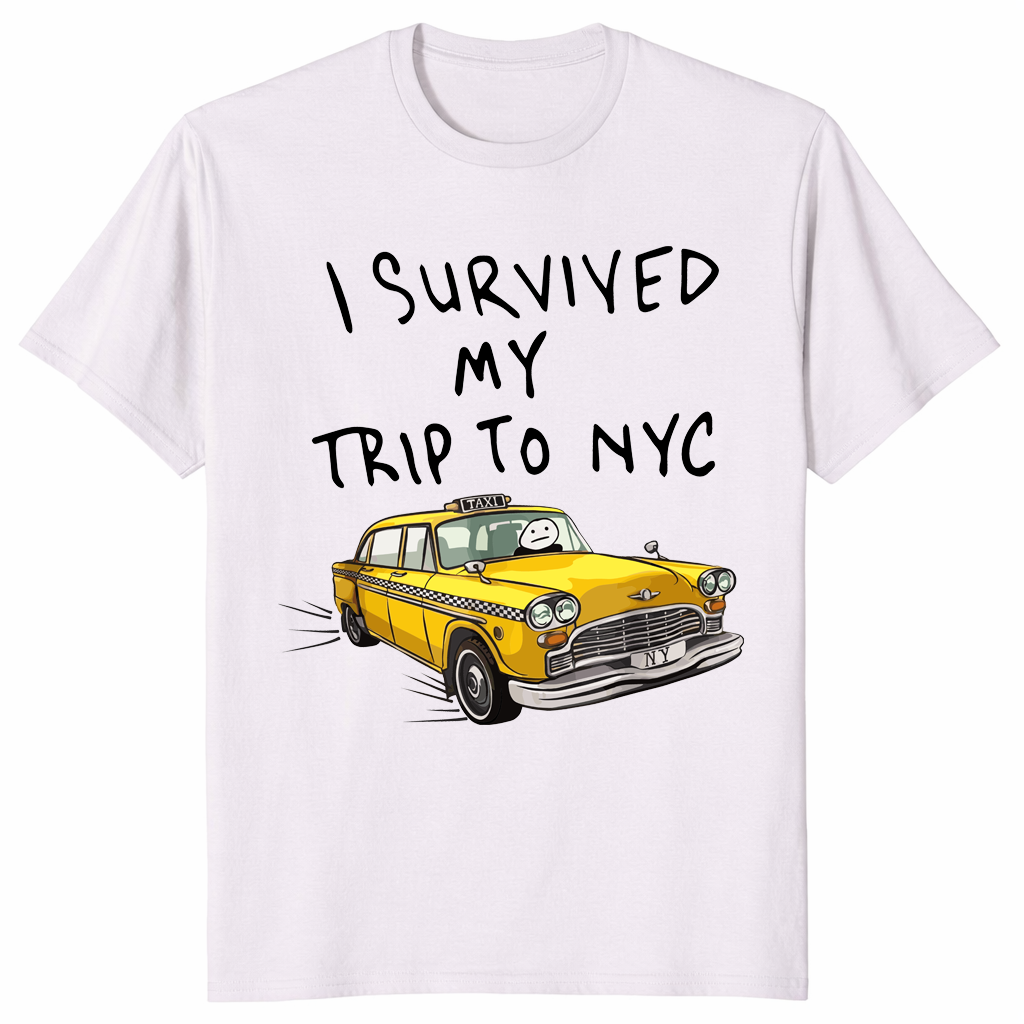 I Survived My Trip To NYC Funny New York City Souvenir T-Shirt | Cuccico