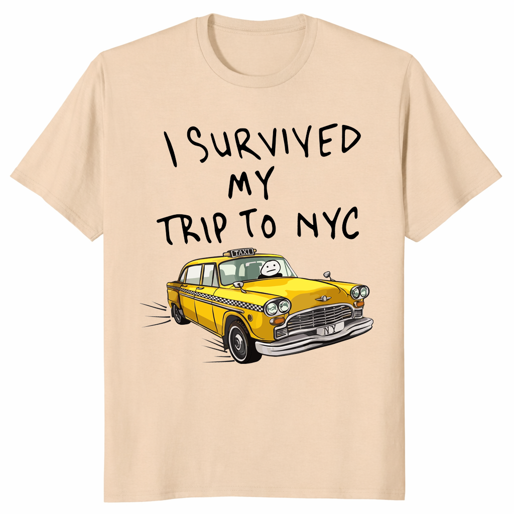 I Survived My Trip To NYC Funny New York City Souvenir T-Shirt | Cuccico