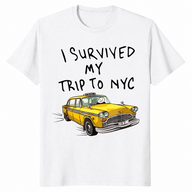 I Survived My Trip To NYC Funny New York City Souvenir T-Shirt | Cuccico