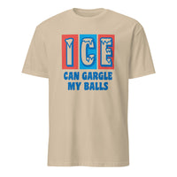 ICE Can Gargle My Balls Shirt in Sand color by Cuccico