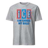 ICE Can Gargle My Balls Shirt in Sport Grey color by Cuccico