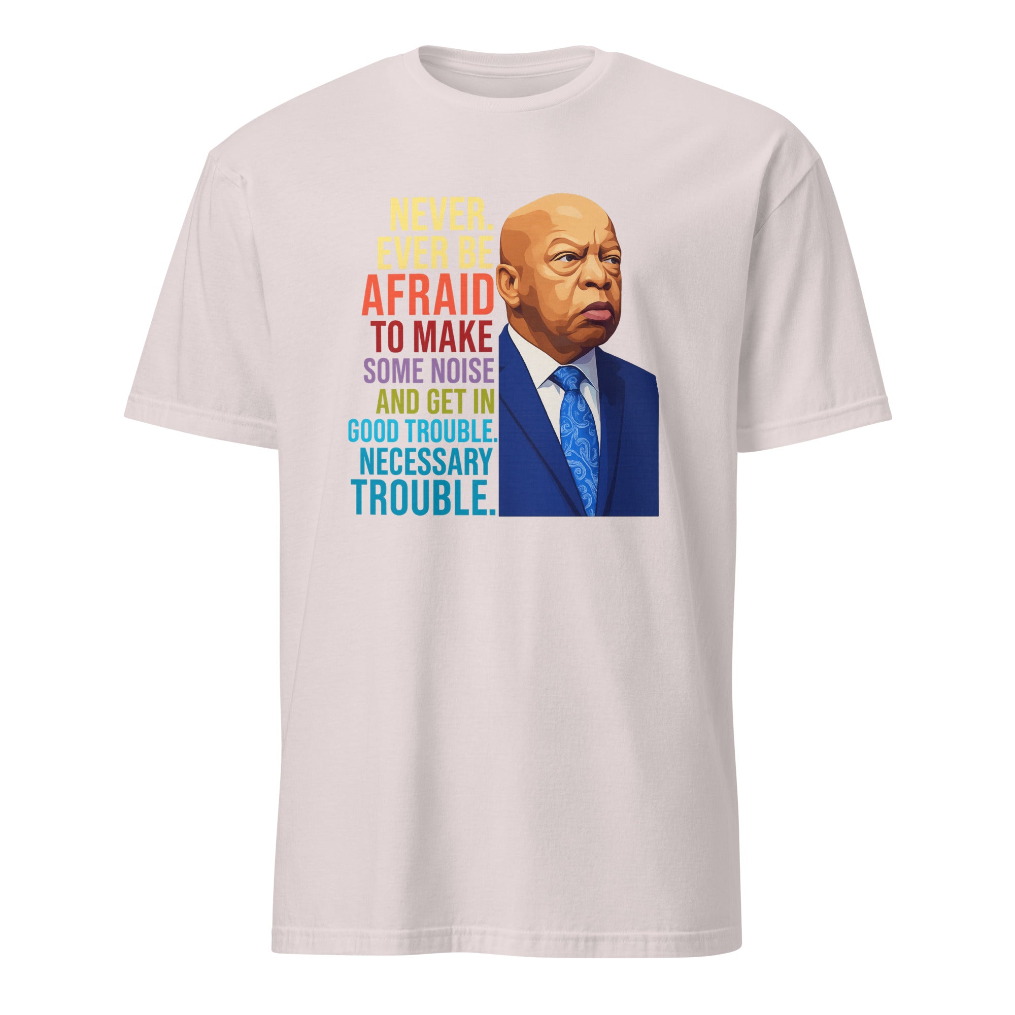 Ice Grey Get in Trouble Good Trouble Necessary Trouble John Lewis Shirt