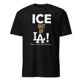 ICE Out of LA Shirt in black with Deport LA Migra design by Cuccico