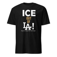 ICE Out of LA Shirt in black with Deport LA Migra design by Cuccico