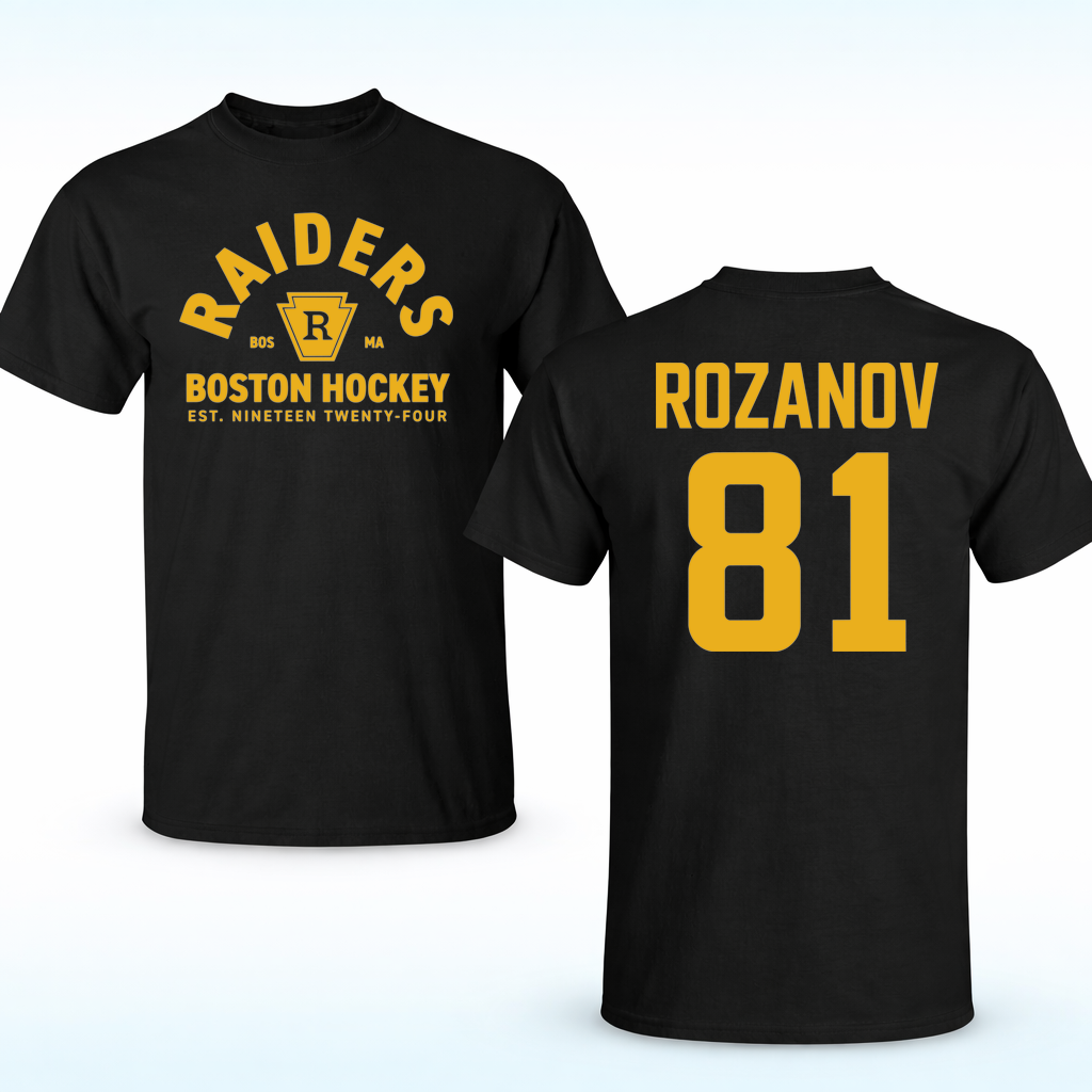 Ilya Rozanov 81 Heated Rivalry T-Shirt by Cuccico – MM Hockey Romance Fan Tee