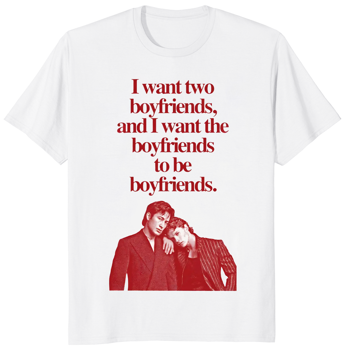 Ilya Shane “I Want Two Boyfriends” Shirt | Heated Rivalry Queer Fandom T-Shirt by Cuccico | Cuccico