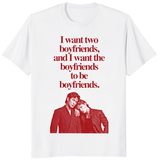 Ilya Shane “I Want Two Boyfriends” Shirt | Heated Rivalry Queer Fandom T-Shirt by Cuccico | Cuccico