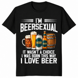 I'm a beersexual shirt in black