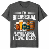 I'm a beersexual shirt in dark heather