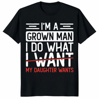 I’m A Grown Man I Do What My Daughter Wants Funny Dad T-Shirt | Cuccico