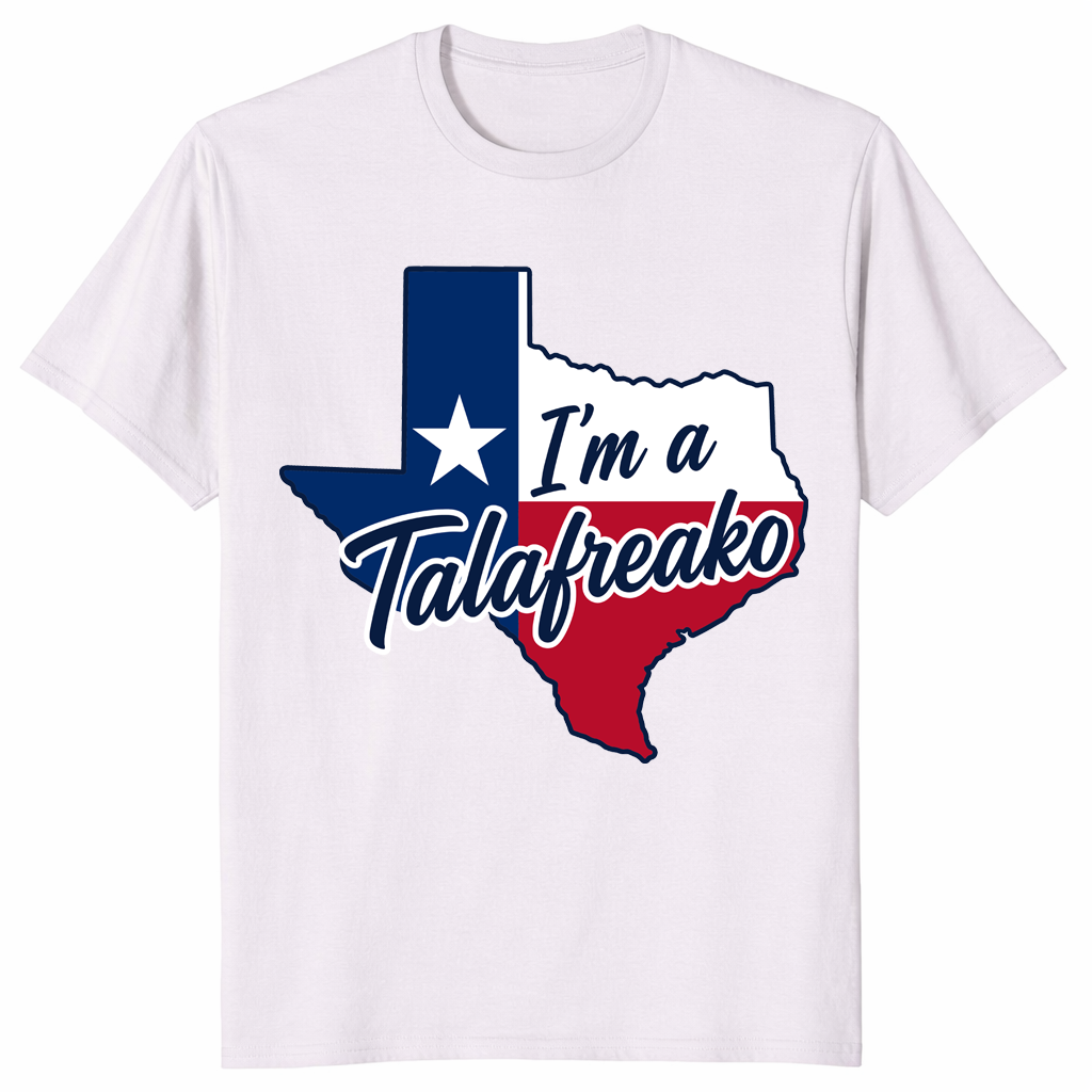 I'm A Talafreako Texas T Shirt Ice Grey