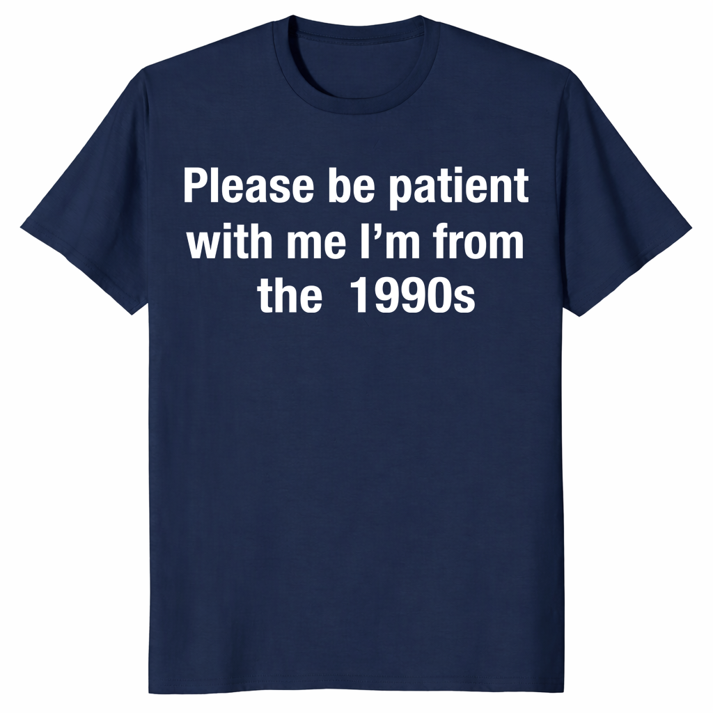 I'm from the 1900s shirt in navy