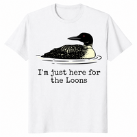 I'm Just Here For The Loons Minnesota Lake Life T-Shirt | Cuccico