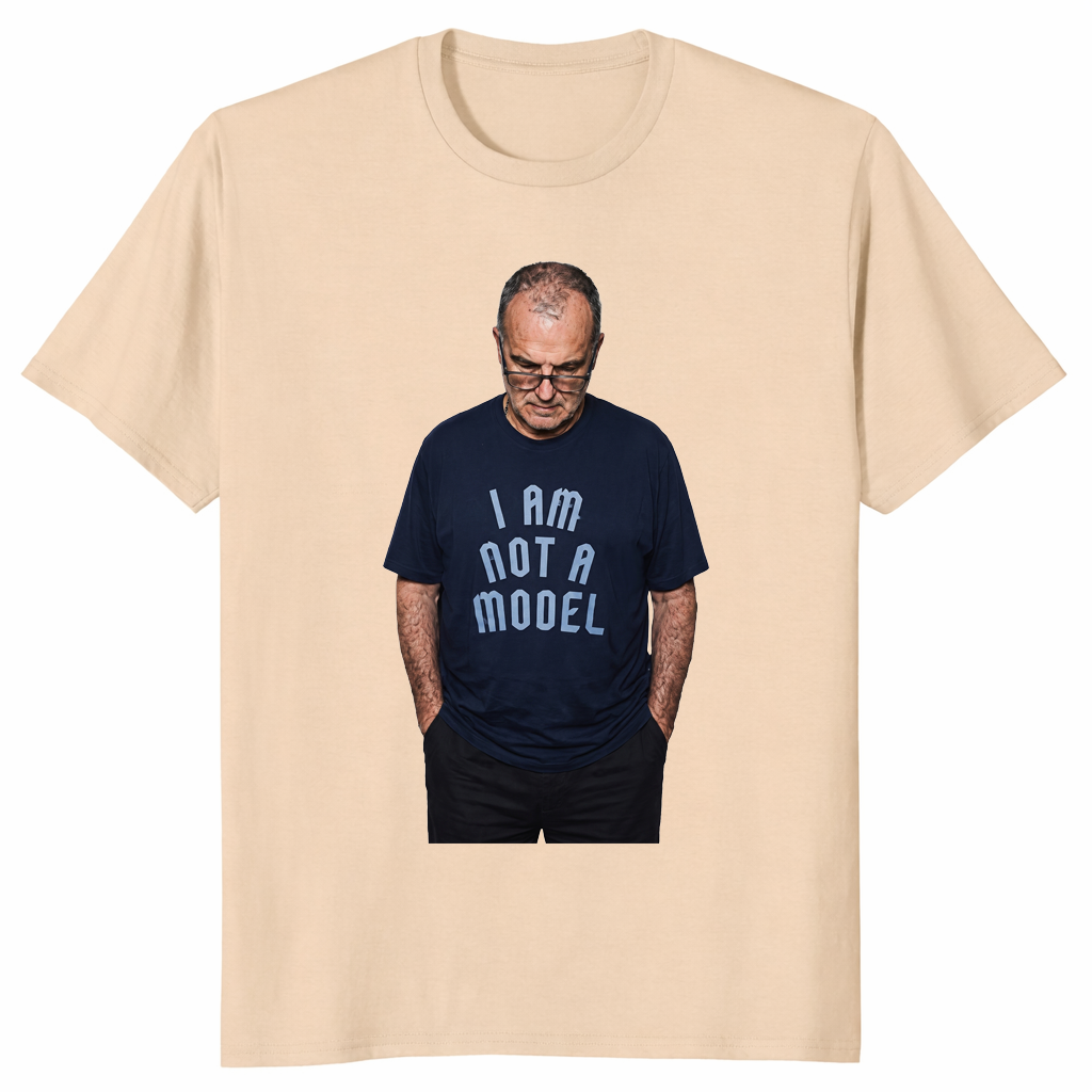 I'm Not A Model shirt in sand