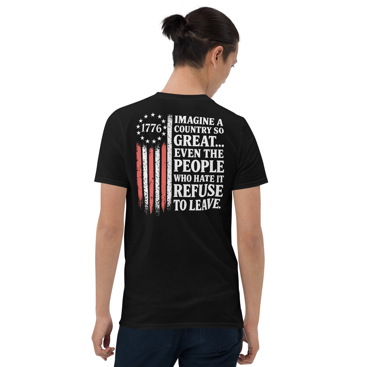 Imagine a country shirt in black