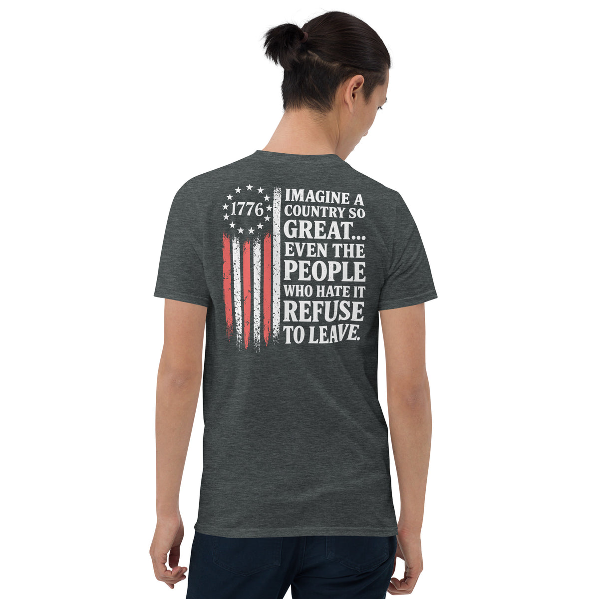 Imagine a country shirt in dark heather