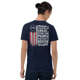 Imagine a country shirt in navy
