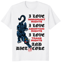 I Love Immigrant, Abortion, Trans Rights & Diet Coke T-Shirt | Activist Tee | Cuccico
