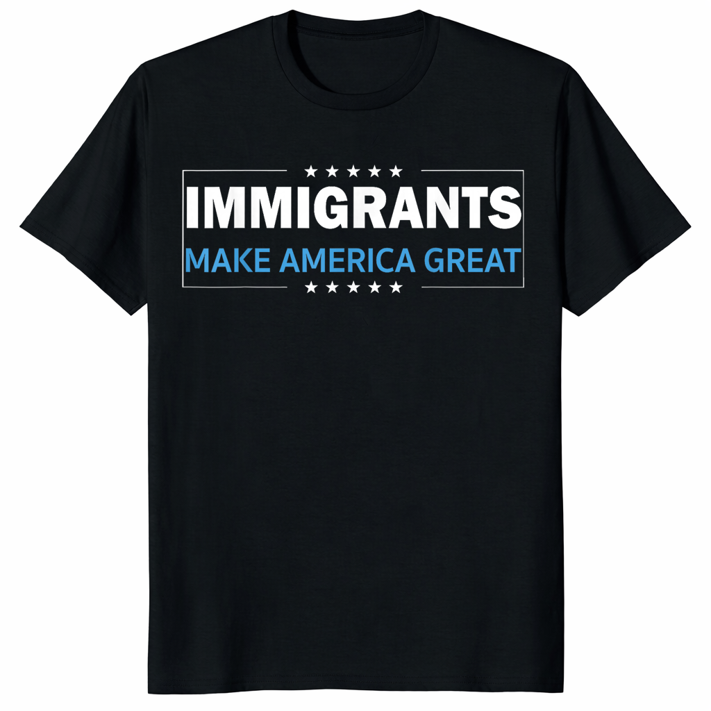 Immigrants Make America Great T-Shirt – Pro-Immigration Political Graphic Tee | Cuccico