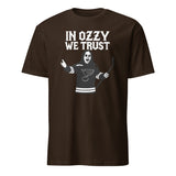 In Ozzy We Trust Shirt in dark chocolate featuring St. Louis Blues x Ozzy Osbourne by Cuccico