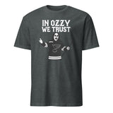 In Ozzy We Trust Shirt in dark heather featuring St. Louis Blues x Ozzy Osbourne by Cuccico