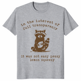 In The Interest Of Full Transparency shirt in sport grey