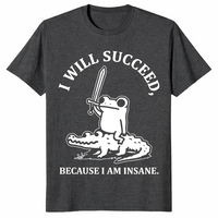 Insane frog shirt dark heather grey