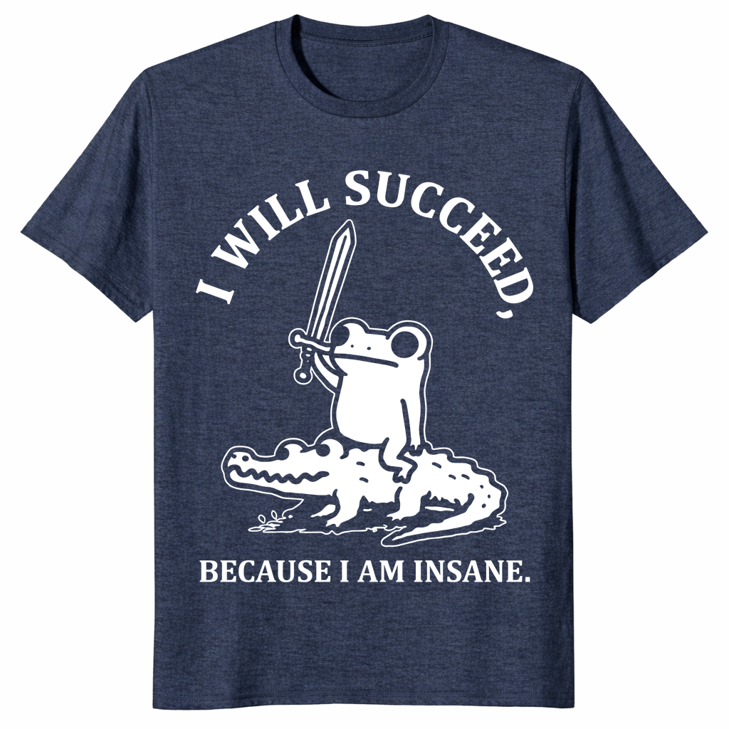 Insane frog shirt heather navy